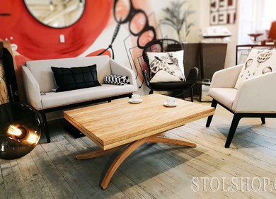 Столы в стиле Лофт- LOFT деревянные - обеденные